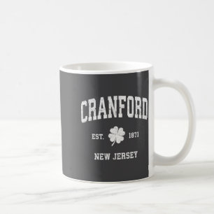 Cranford New Jersey Vintage Shamrock Srts Coffee Mug