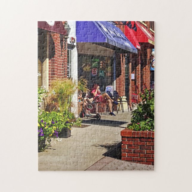 Cranford NJ - Ice Cream Parlour Jigsaw Puzzle (Vertical)