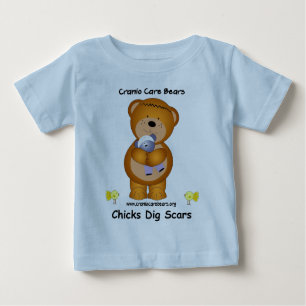 Cranio Care Bears - Chicks Dig Scars Baby T-Shirt