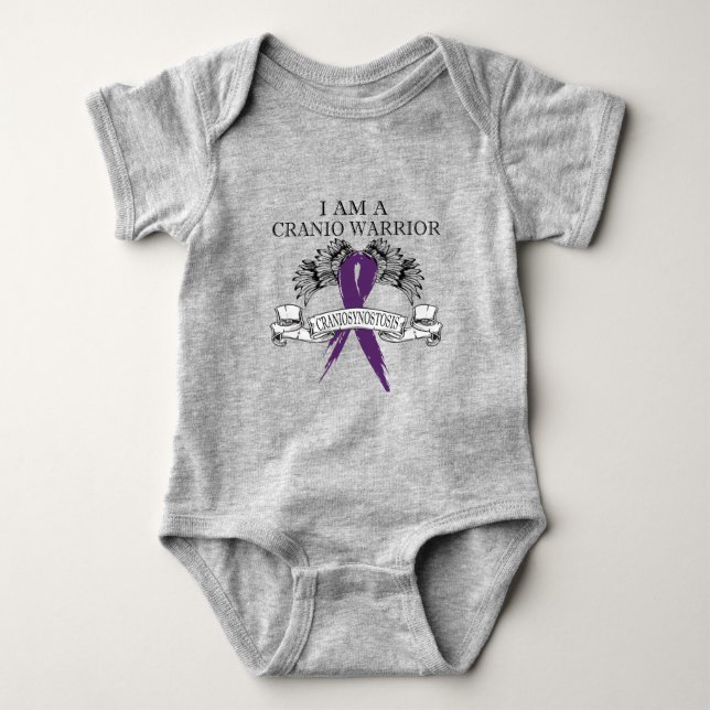 Cranio Warrior Baby Bodysuit (Front)