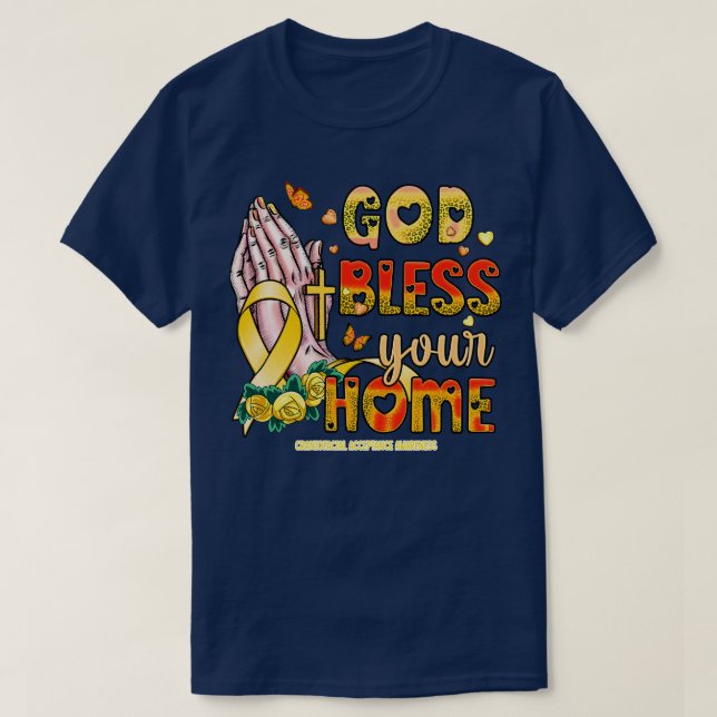 Craniofacial Acceptance Awareness god bless faith  T-Shirt (Design Front)