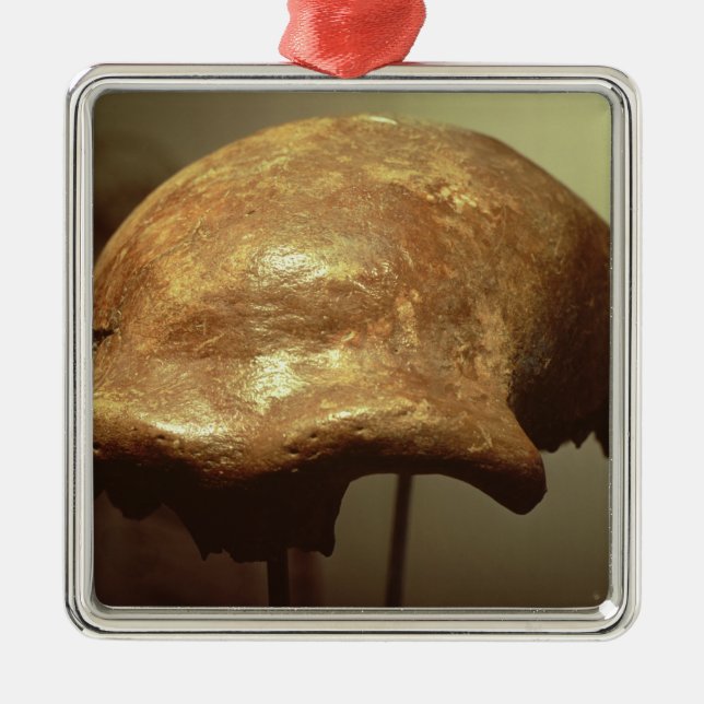 Cranium of a Neanderthal Metal Ornament (Front)