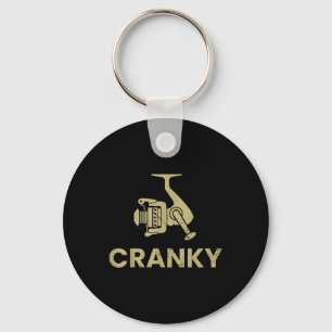 Crankbait Fishing Lure - Cranky Fishing Key Ring