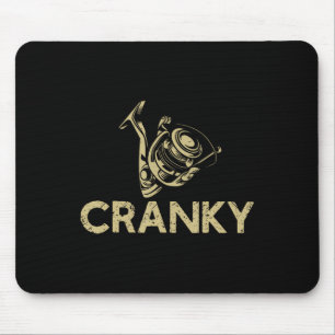 Crankbait Fishing Lure - Cranky Funny Gift Ideas F Mouse Pad
