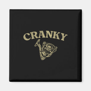 Crankbait Fishing Lure Funny Cranky Men Fishing Magnet