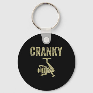Crankbait Fishing Lure Humour Fishermen Funny Cran Key Ring