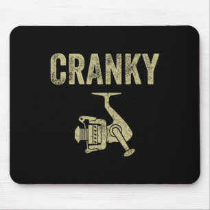 Crankbait Fishing Lure Humour Fishermen Funny Cran Mouse Pad