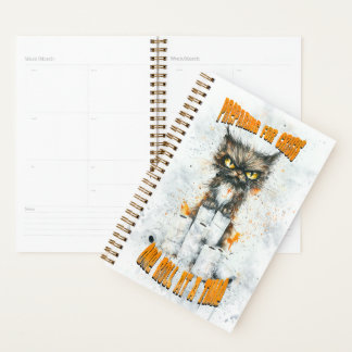 Cranky Cat Hoarding For A Crisis Planner