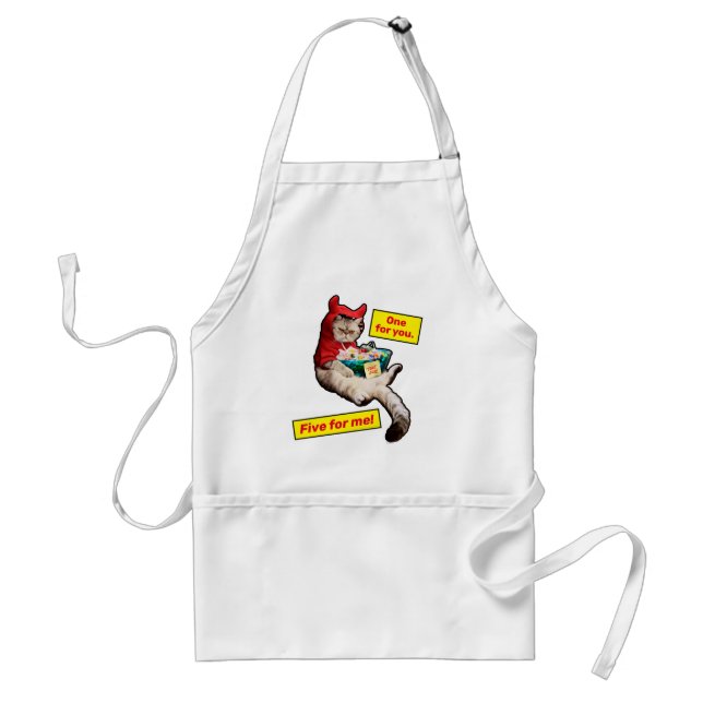 Cranky Devil Cat Standard Apron (Front)