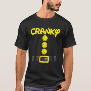 Cranky Dwarf Halloween Party Costume Matching Cran T-Shirt