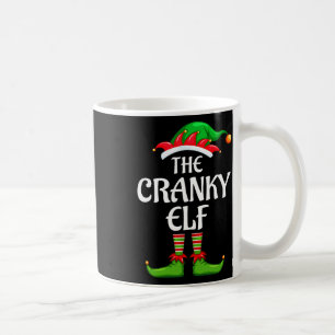 Cranky Elf Matching Family Group Christmas Party Coffee Mug