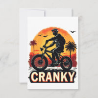 Cranky: Energise Your Ride – Fun Biker Tee