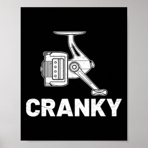 Cranky Fishing Reel Poster