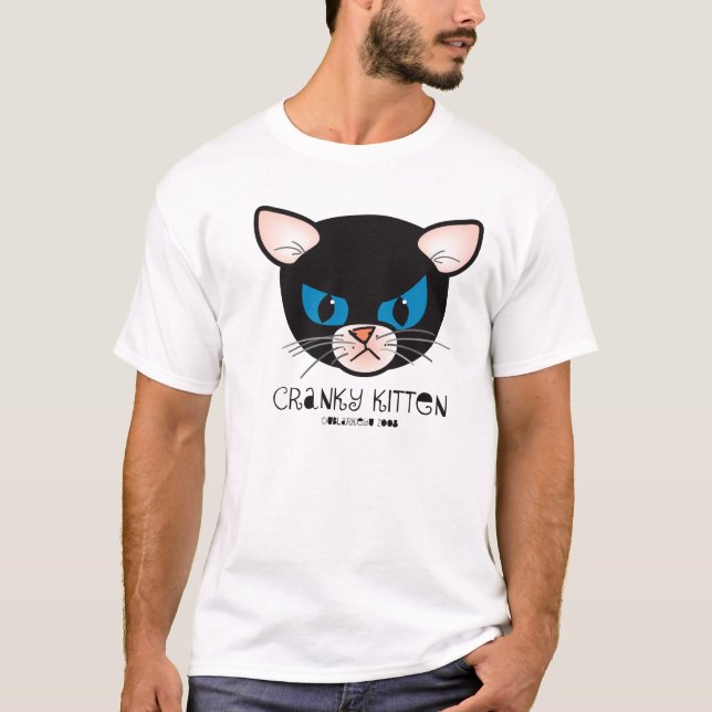 cranky kitty t-shirt (Front)