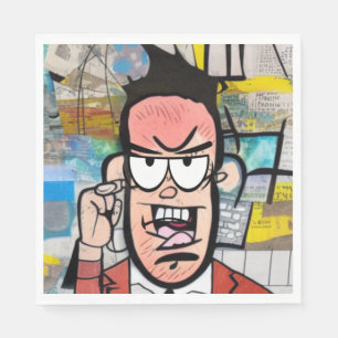 Cranky Man Napkin