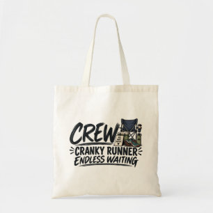 Cranky Runner Endless Waiting Funny Ultramarathon Tote Bag