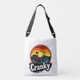 Cranky Sunset Bicycle Tee – Energise Your Ride Crossbody Bag