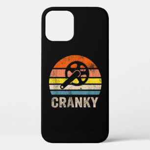 Cranky Vintage Sun Funny Bicycle Lovers Cycling iPhone 12 Pro Case