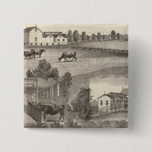 Cranmoor Farm, Toms River, NJ 15 Cm Square Badge