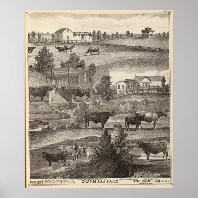 Cranmoor Farm, Toms River, NJ Poster (Front)
