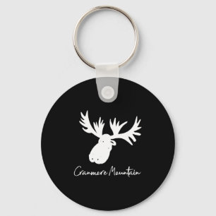 Cranmore mountain new hampshire moose antlers ski key ring
