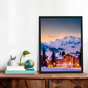Crans Montana Switzerland Photo Poster