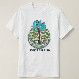 Crans-Montana Switzerland ski T-Shirt