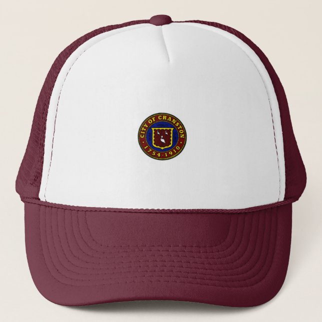 CRANSTON RHODE ISLAND TRUCKER HAT (Front)
