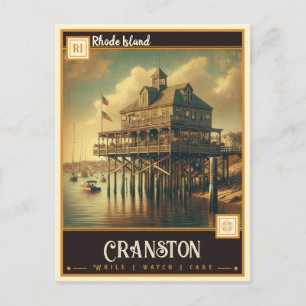 Cranston, Rhode Island   Vintage Postcard