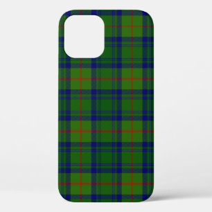 Cranstoun tartan green blue plaid iPhone 12 case
