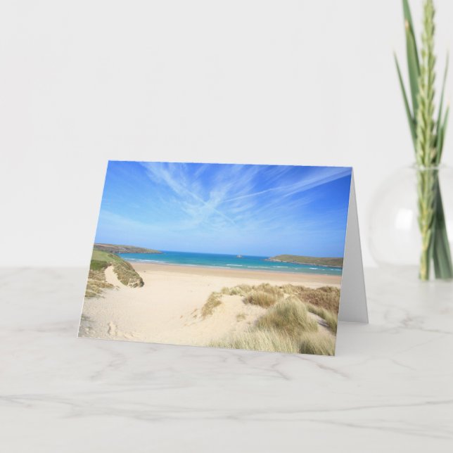 Crantock Bay Card (Front)