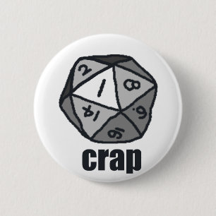 Crap 6 Cm Round Badge