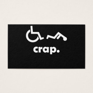 Crap Handicap Funny Wheelchair Tee Disabled Rude O