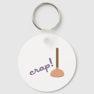 Crap Plunger Key Ring