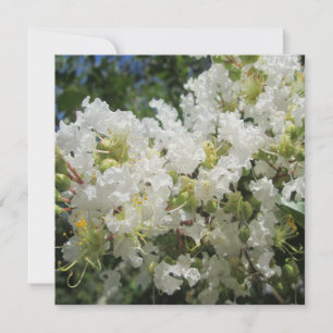 Crape Myrtle Tree Close Invitation