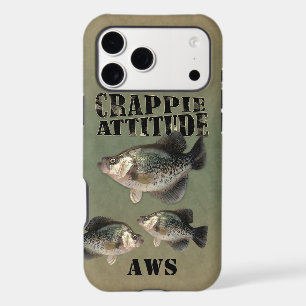 Crappie Attitude Fishing Case-Mate iPhone Case