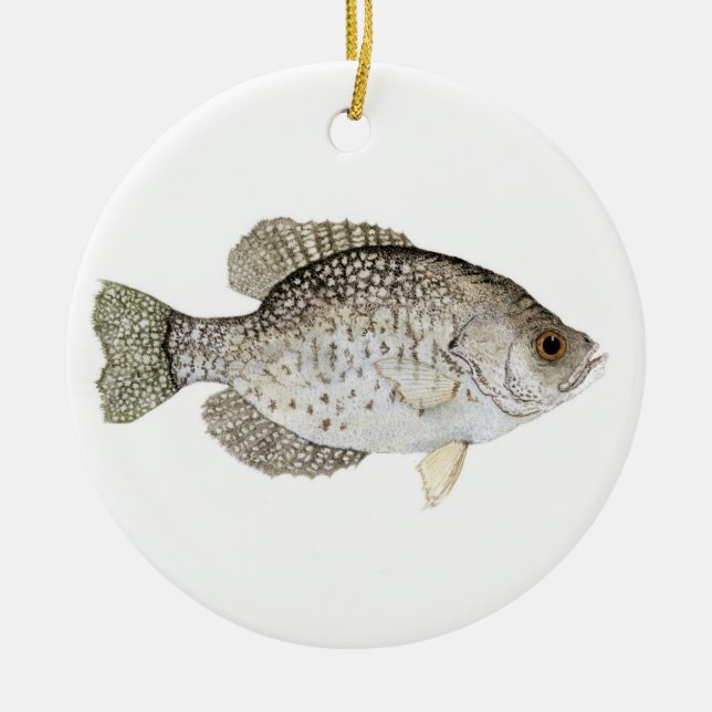 Crappie Christmas Ornament (Front)