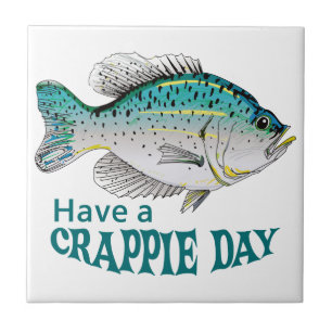 Crappie Day Ceramic Tile