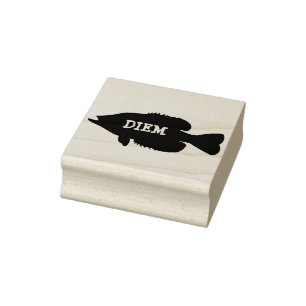 crappie diem art stamp