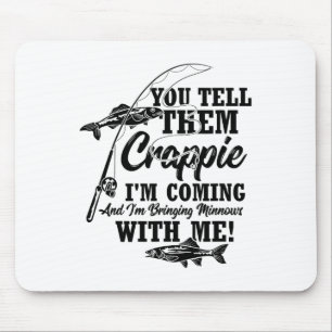 Crappie Fishing Angler Mouse Pad