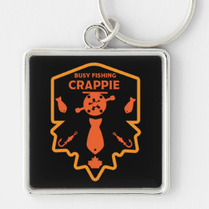 Crappie Fishing Canada Key Ring