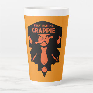 Crappie Fishing Canada Latte Mug