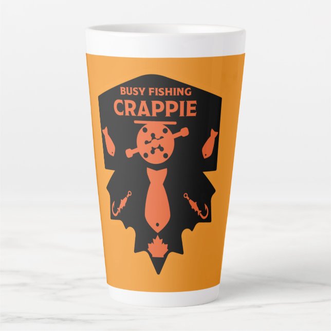 Crappie Fishing Canada Latte Mug (Front)