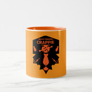 Crappie Fishing Canada Two-Tone Coffee Mug