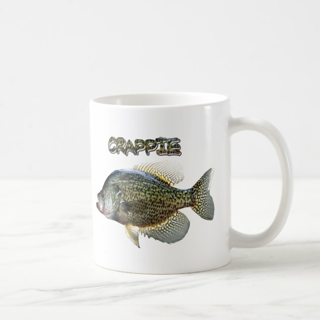 Crappie fishing coffee mug (Right)