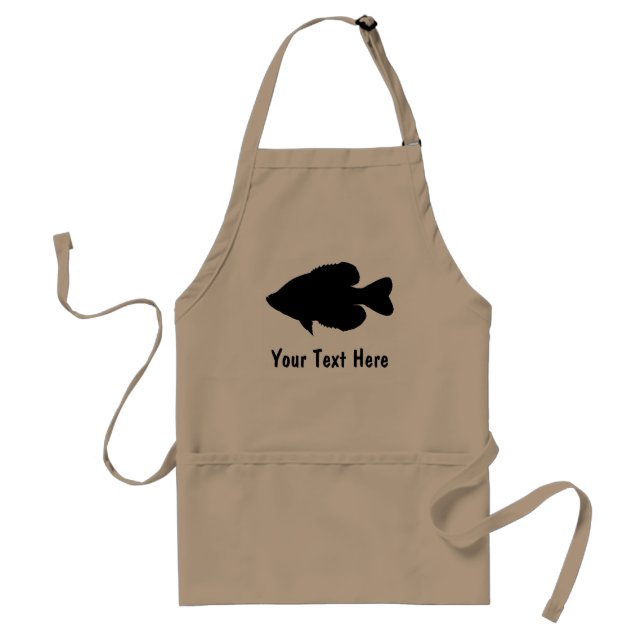 Crappie Fishing template Standard Apron (Front)