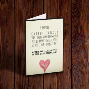 Crappy Cancer Customisable Card