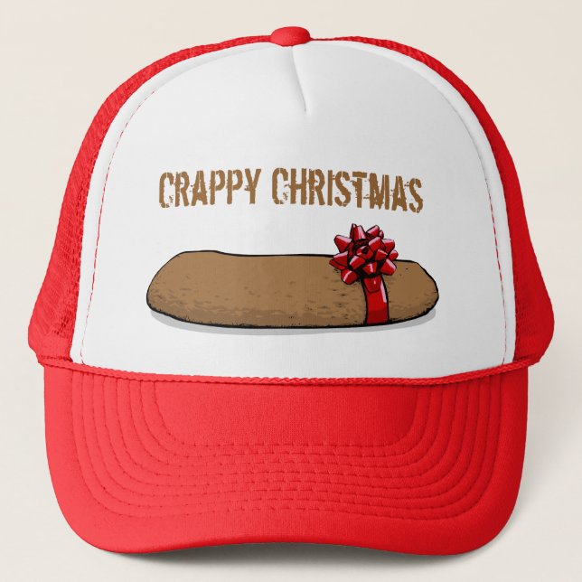 Crappy Christmas Poo Party Cap (Front)