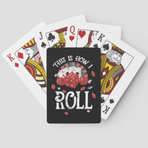Craps This Is How I Roll Playing Cards