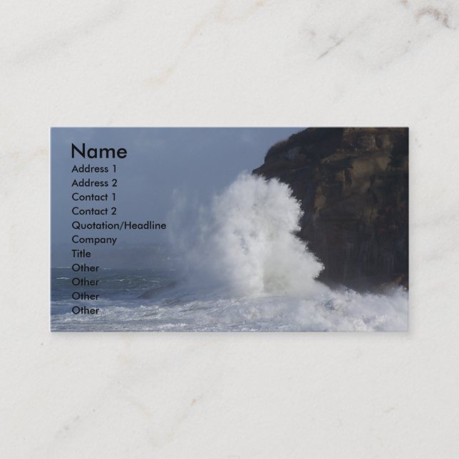 Crash Business Card (Front)